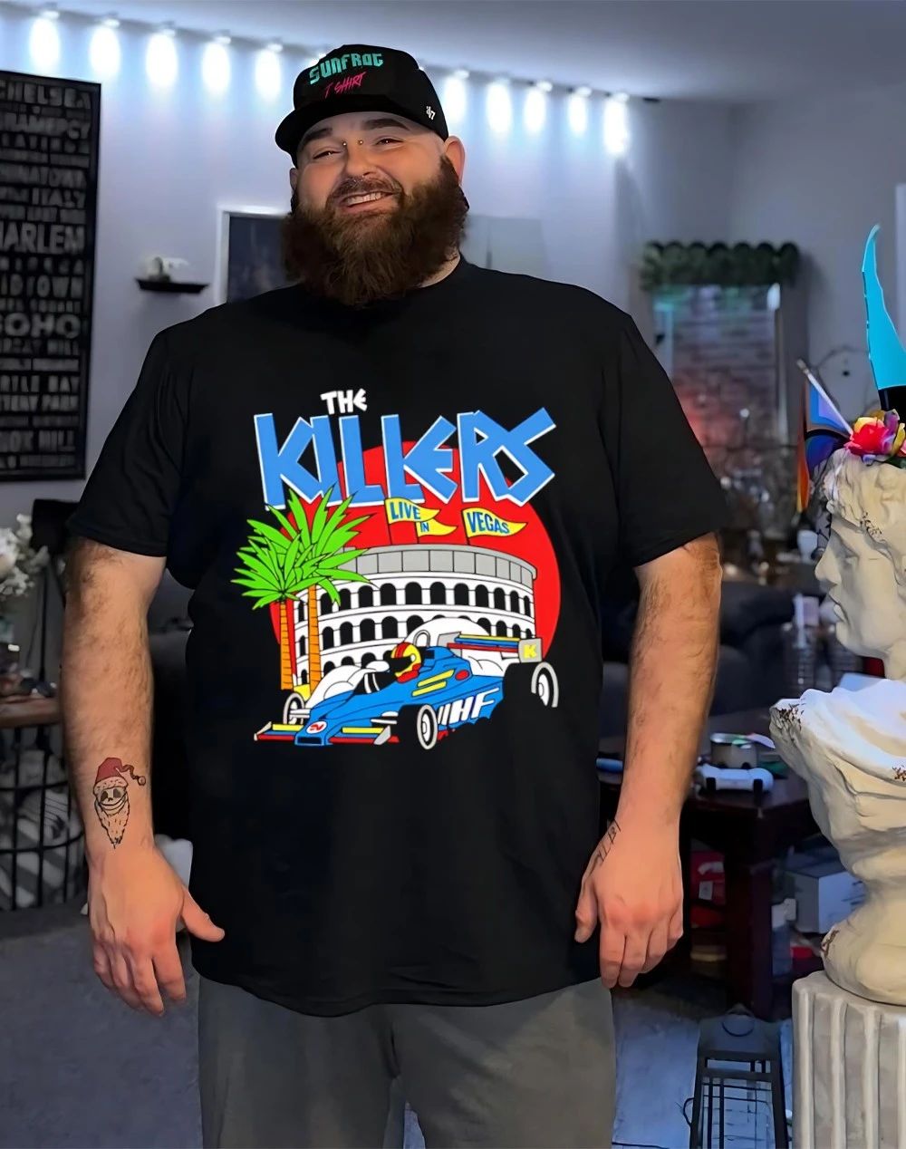 The killers hot fuss race car shirt