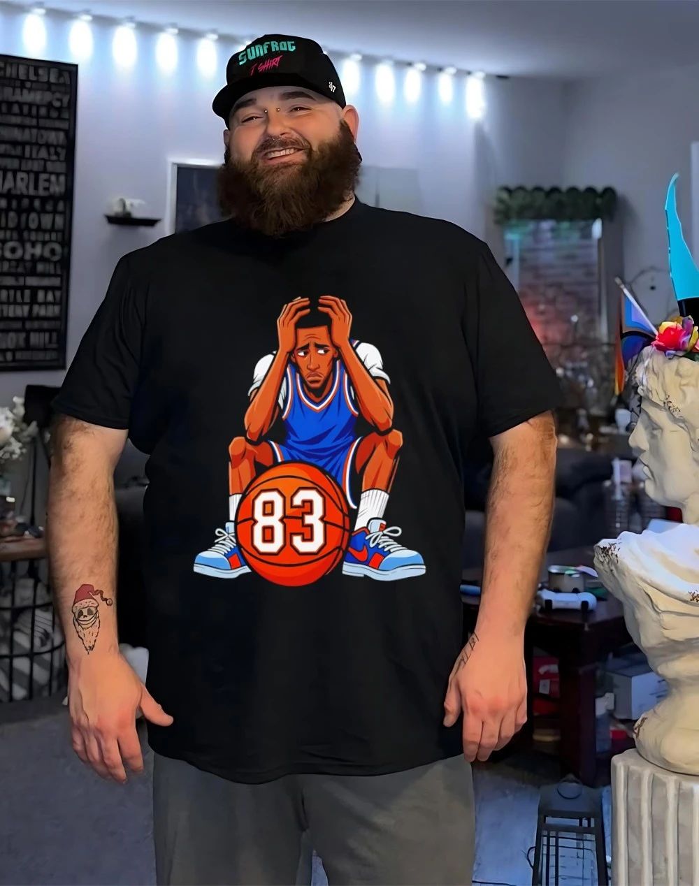 Bam Adebayo 83-Point Performance Miami Heat caricature shirt