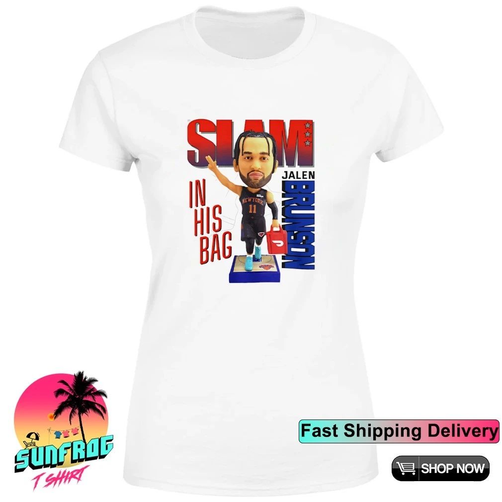 Rare 2026 Slam Jalen Brunson Doordash In His Bag Shirt