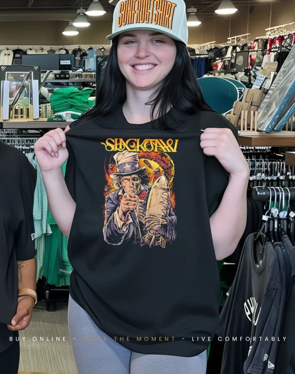 Slackjaw WMD Uncle Sam parody shirt