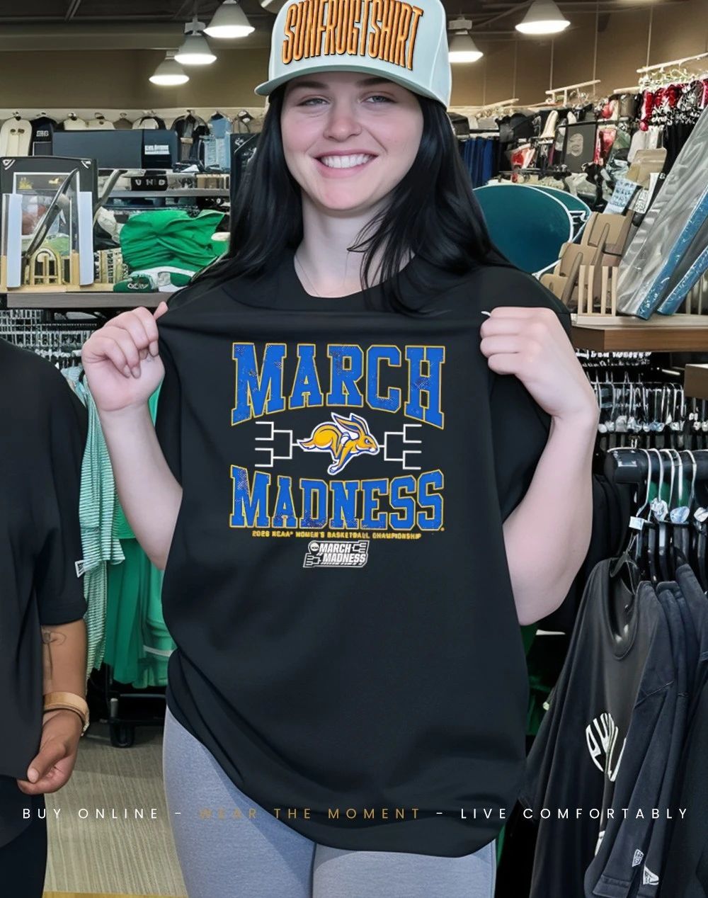 South Dakota State Jackrabbits WBB 2026 March Madness logo shirt