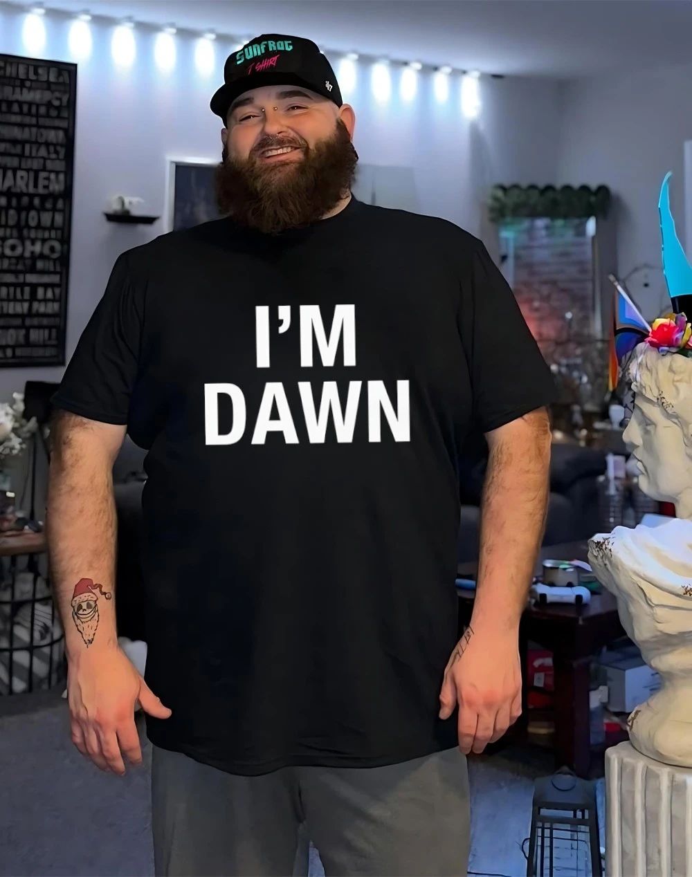 I’m dawn text shirt