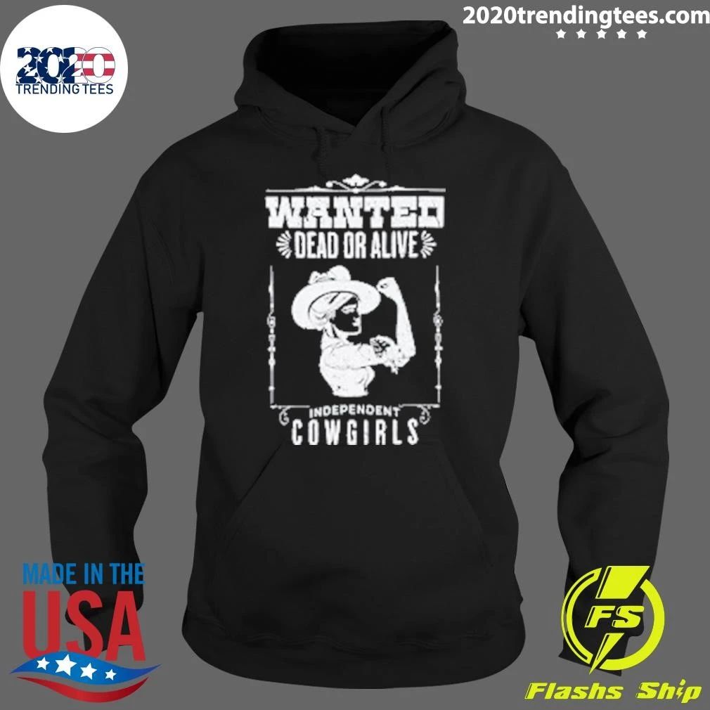 Independent Cowgirls Wanted Dead Or Alive Western Shirt