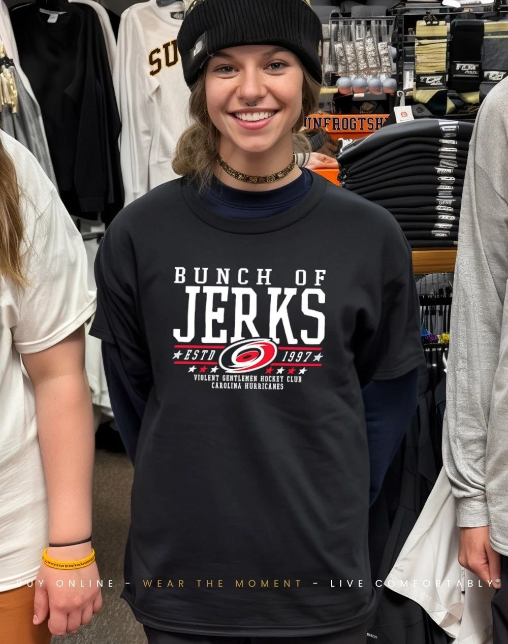 Bunch of Jerks Violent Gentlemen Hockey Club Carolina Hurricanes shirt