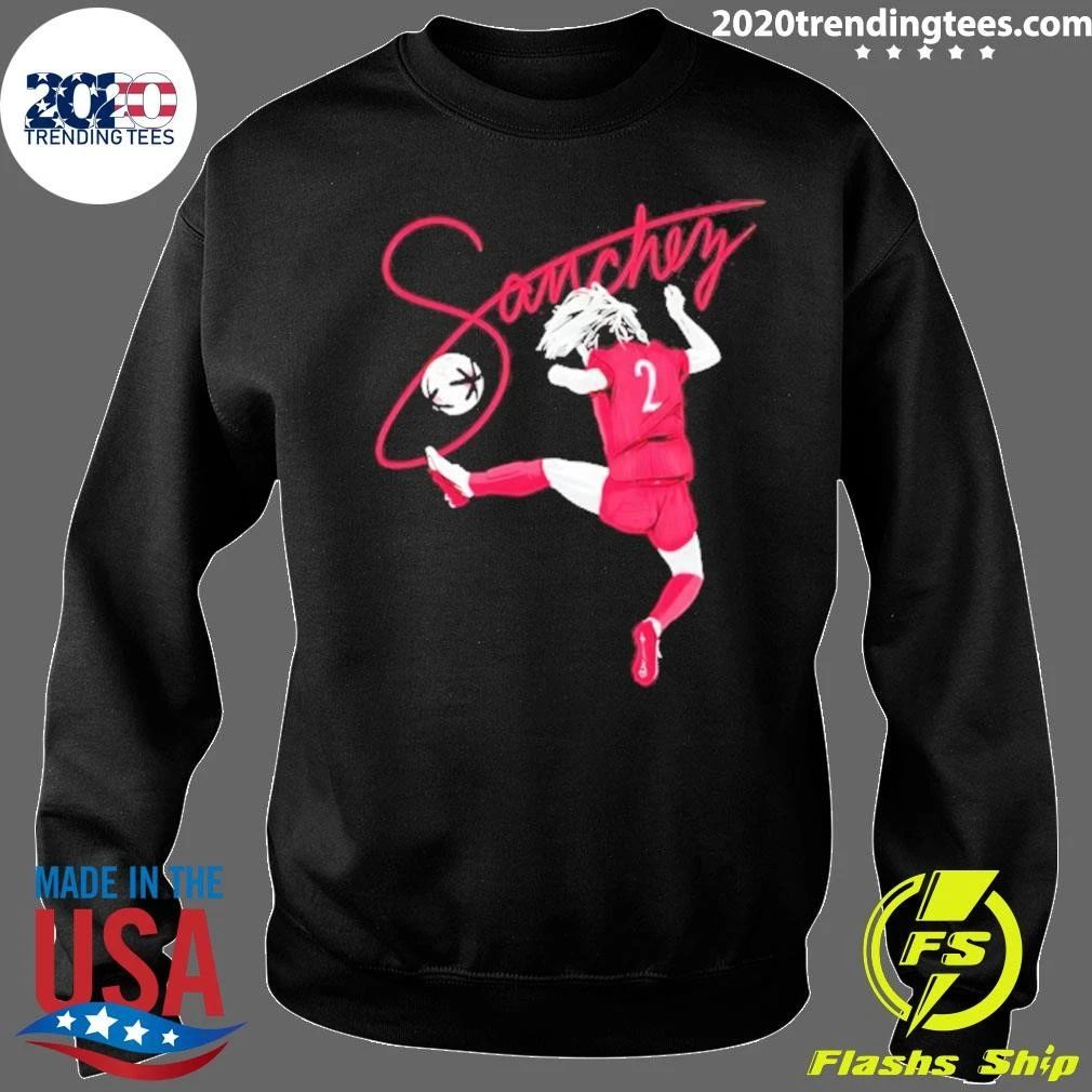 Ashley Sanchez North Carolina Courage Silhouette Signature Shirt