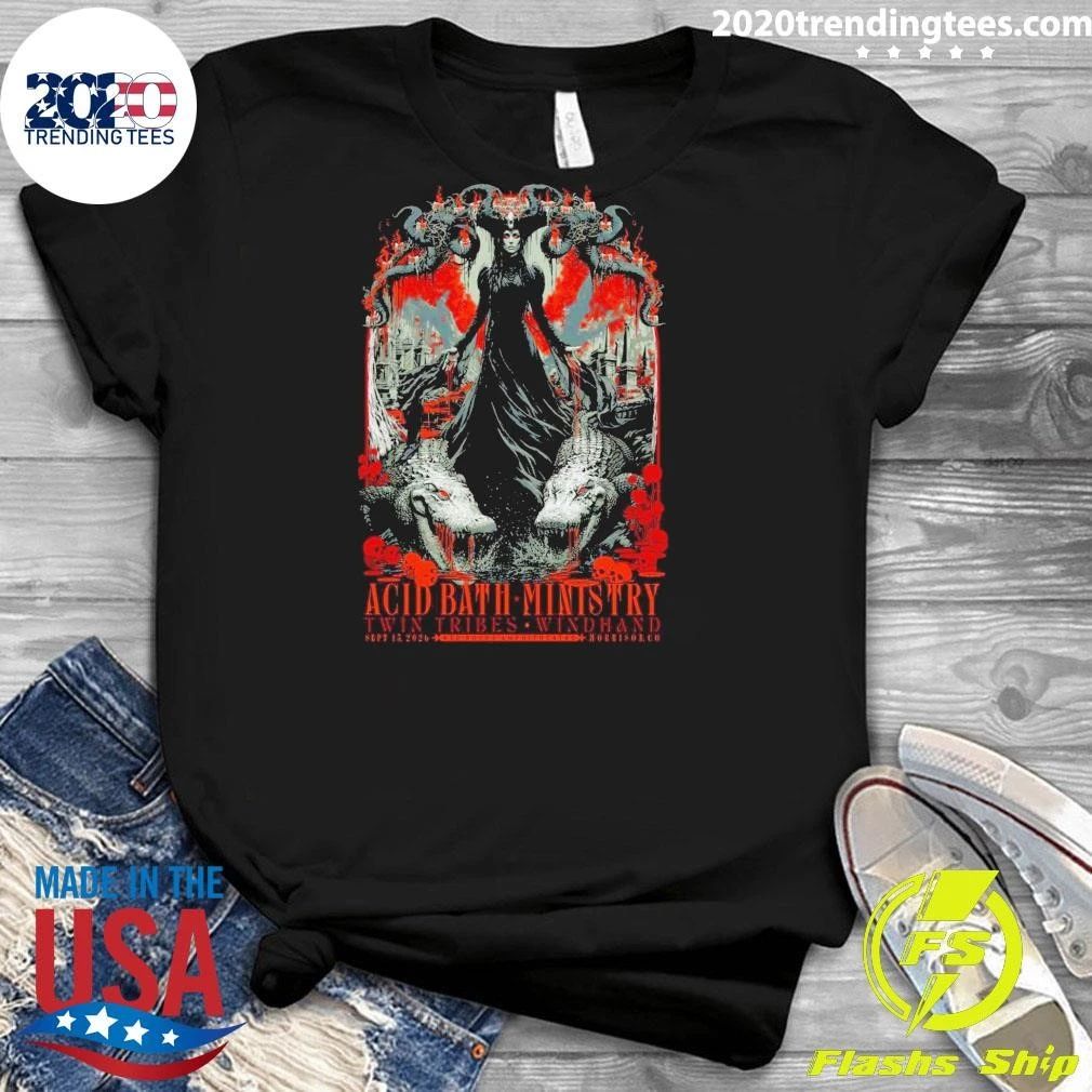 Acid Bath Ministry Twin Tribes Windhand 2026 Morrison Colorado Shirt
