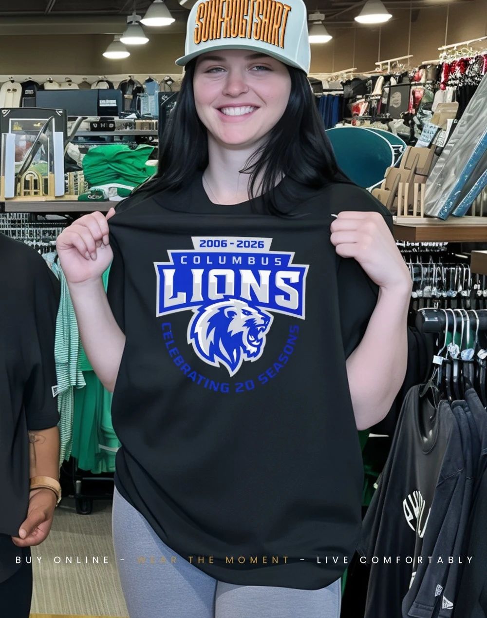 Columbus Lions x White Out 2006-2026 Gameday shirt