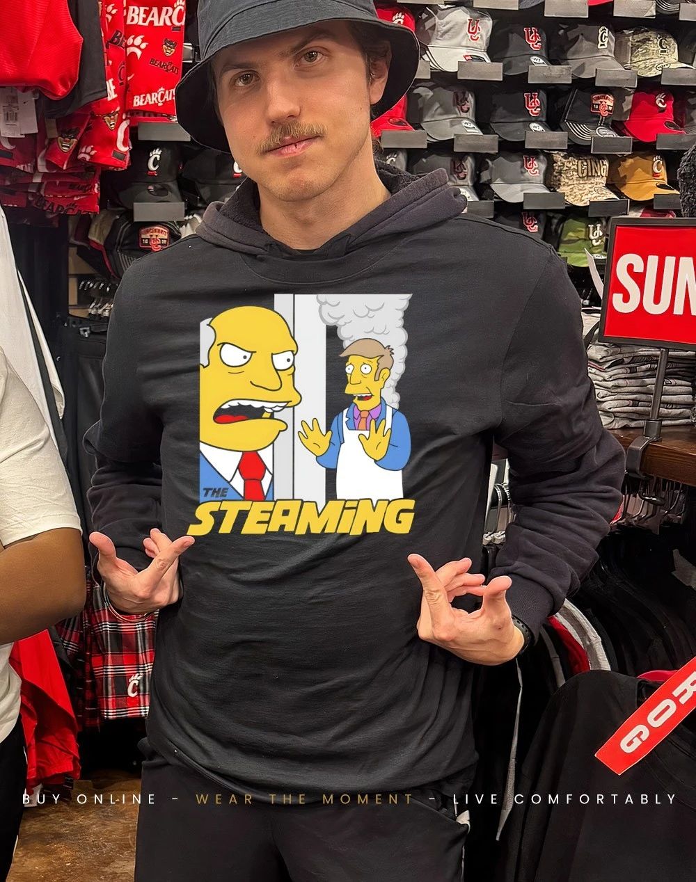 Simpson Principal Skinner the steaming shirt