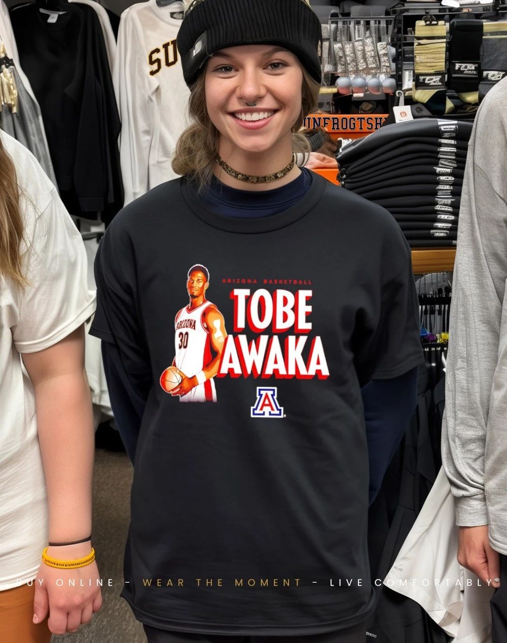 Tobe Awaka Arizona Wildcats March Madness graphic shirt