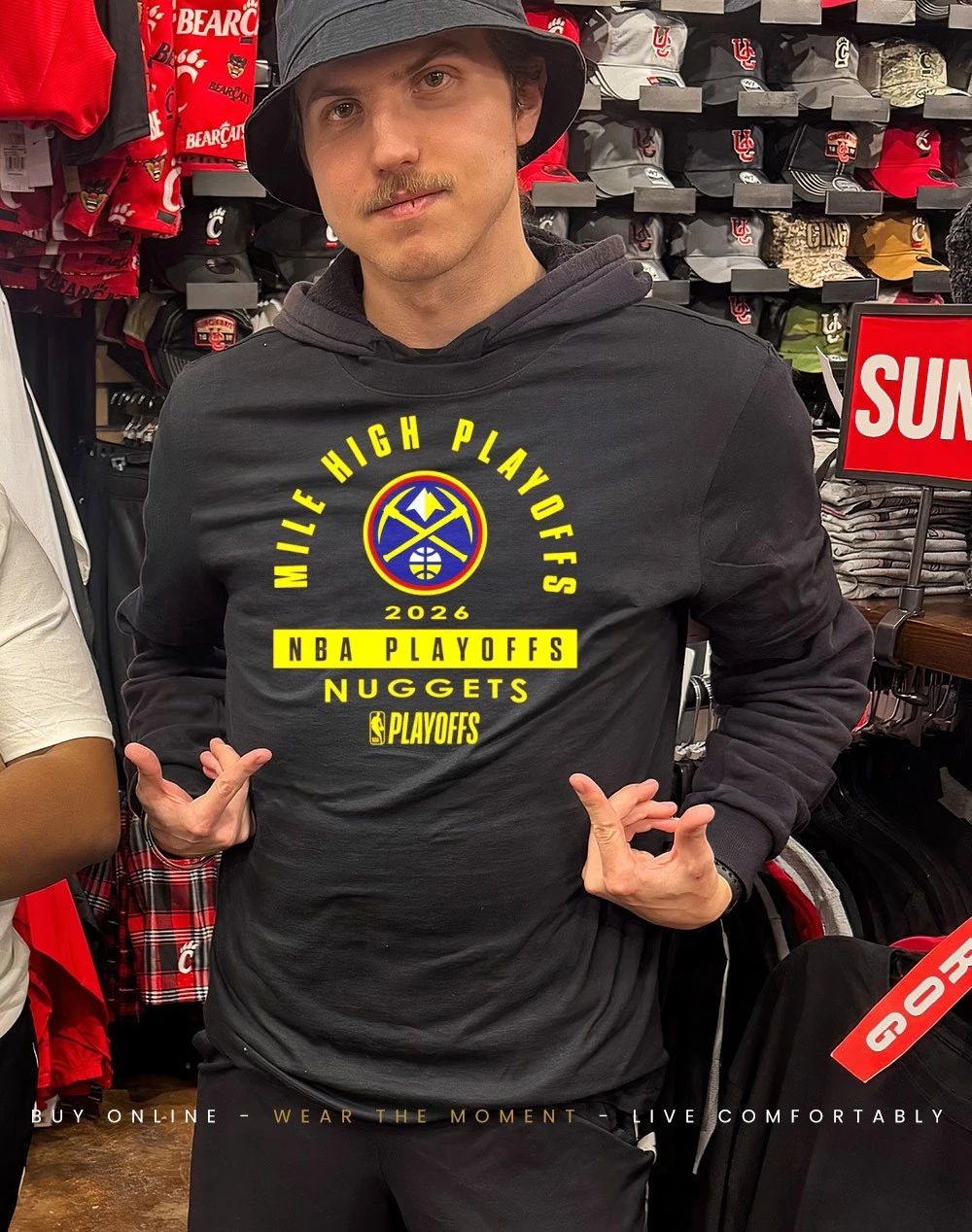 Denver Nuggets 2026 NBA Playoffs Mile High Playoffs shirt