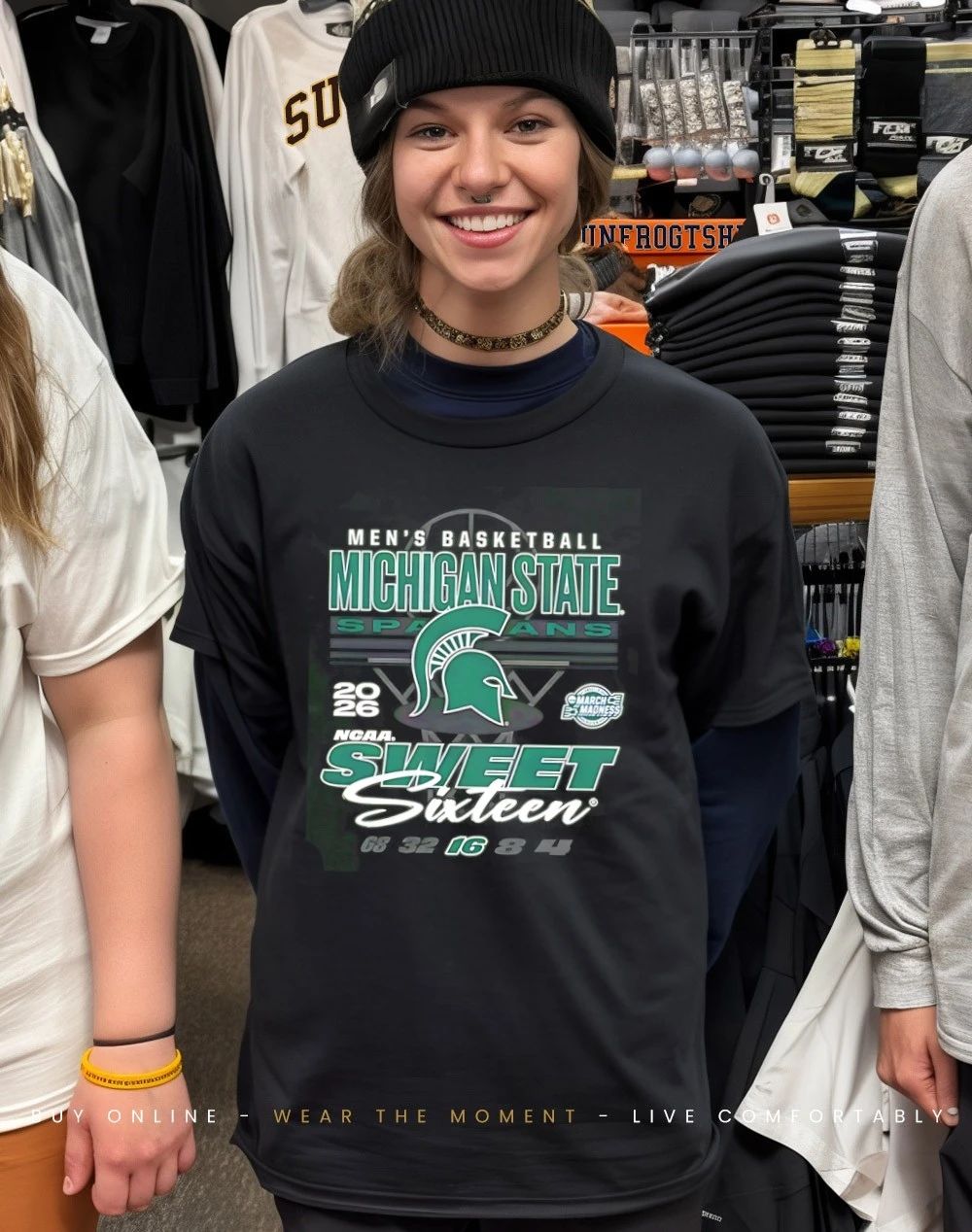 Michigan State Spartans 2026 NCAA March Madness Sweet 16 Bound shirt