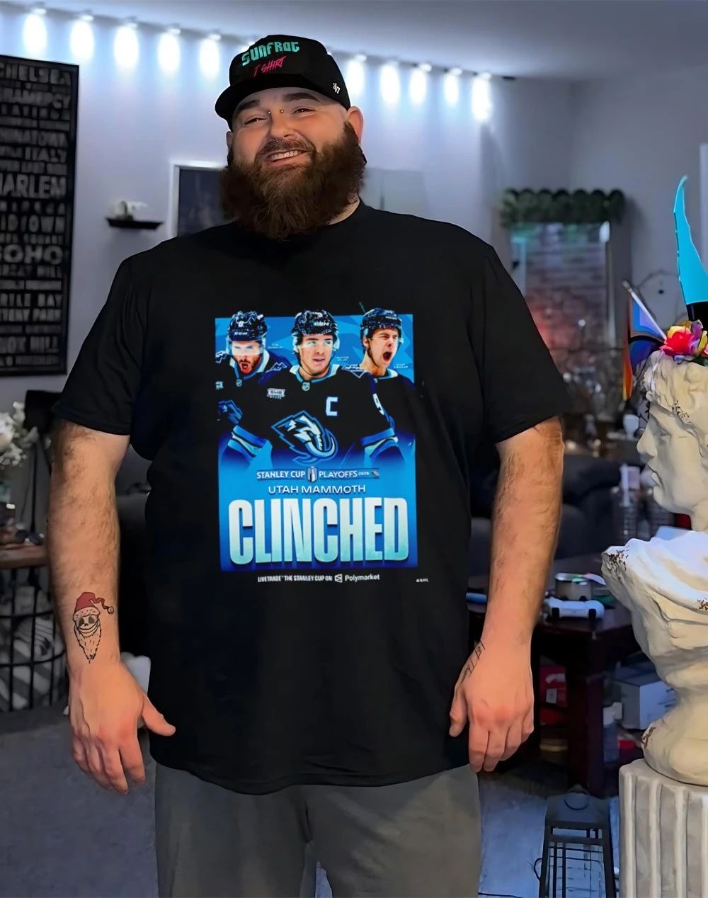 Utah Mammoth Clinched Stanley Player Of Team Player 2026 Shirt