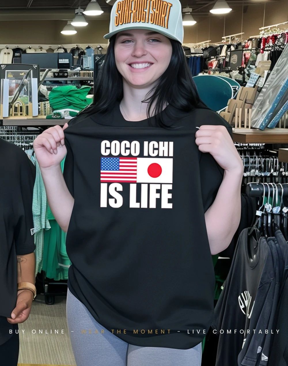 Coco Ichi is Life flag shirt