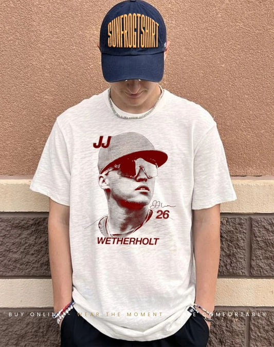 JJ Wetherholt St. Louis Cardinals signature big head shirt