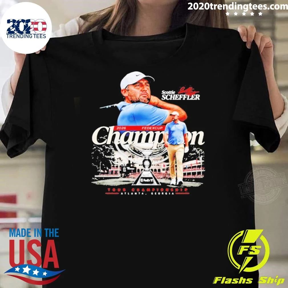 Scottie Scheffler The Champion 2026 Fedexcup Shirt