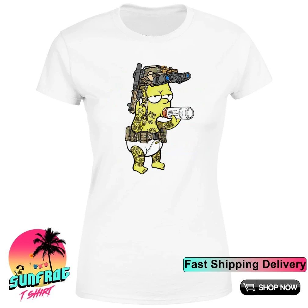 Yung Bart Bart Simpson tactical shirt
