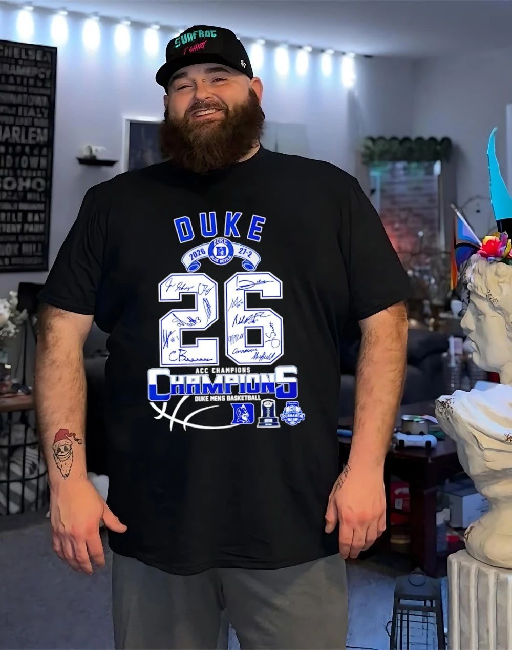 Duke Men’s Basketball 2026 ACC Champions 27-2 signatures shirt