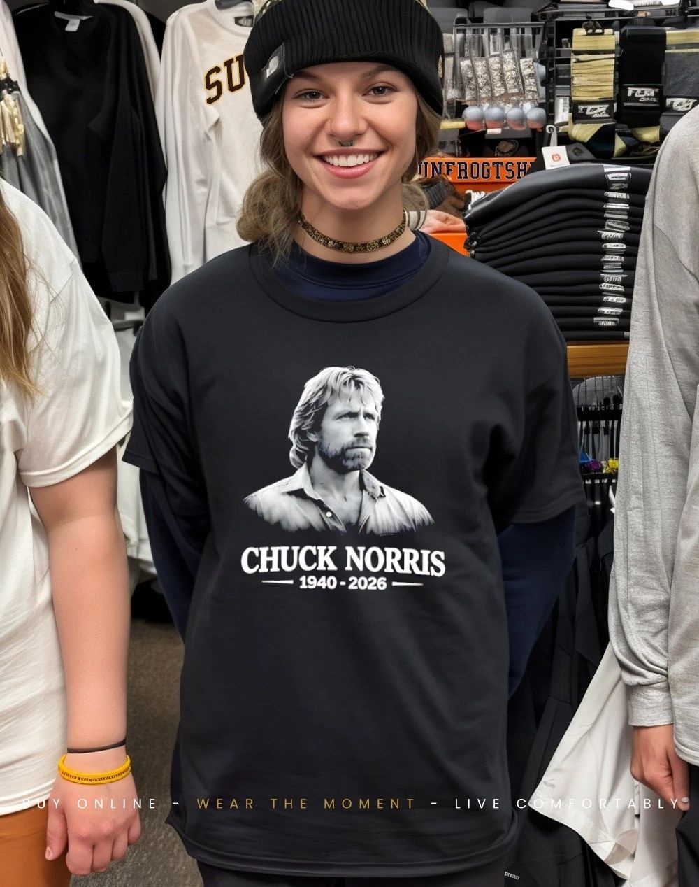RIP Chuck Norris Legend 1940 2026 shirt
