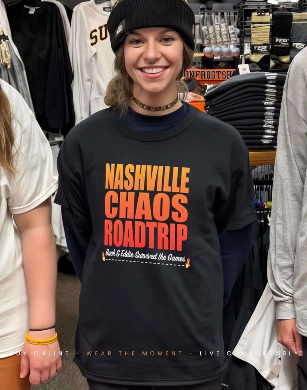 Nashville Chaos Roadtrip Evan Buck Buckley And Eddie Diaz shirt