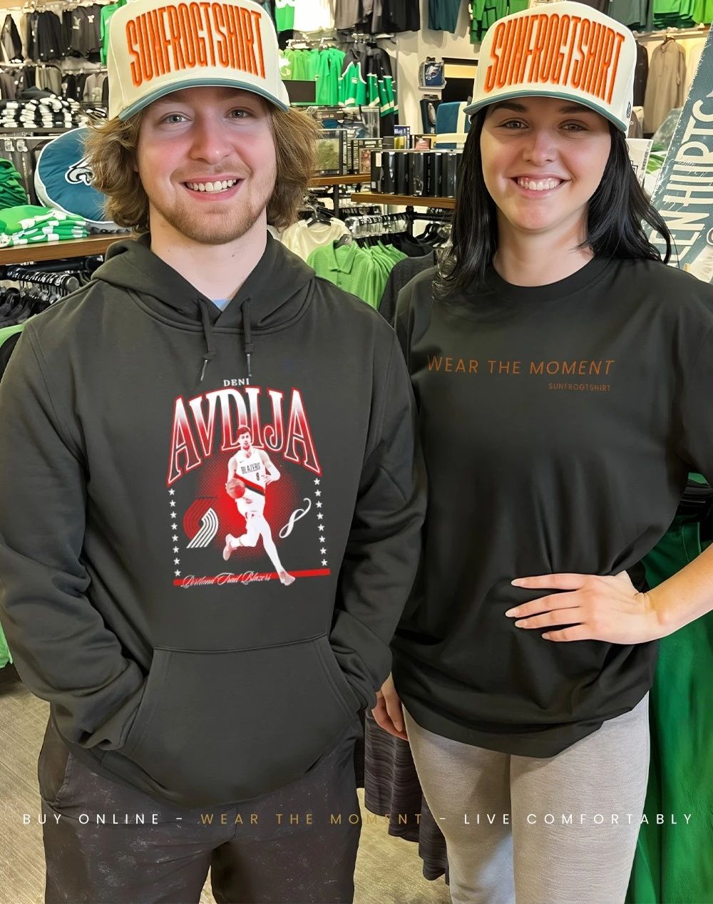 Deni Avdija Portland Trail Blazers Hype graphic shirt