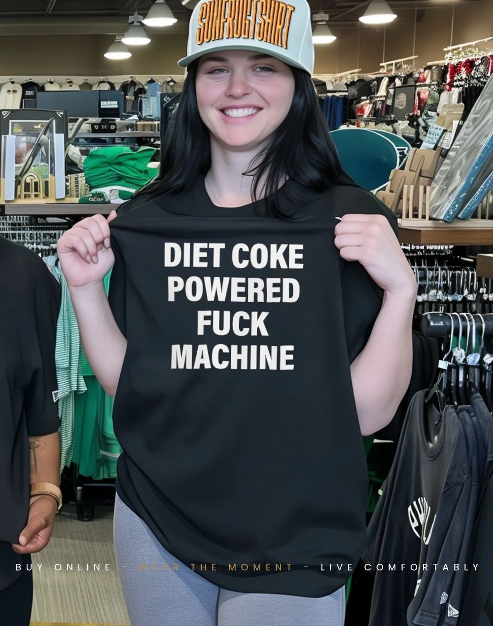 Soda powered fuck machine shirt