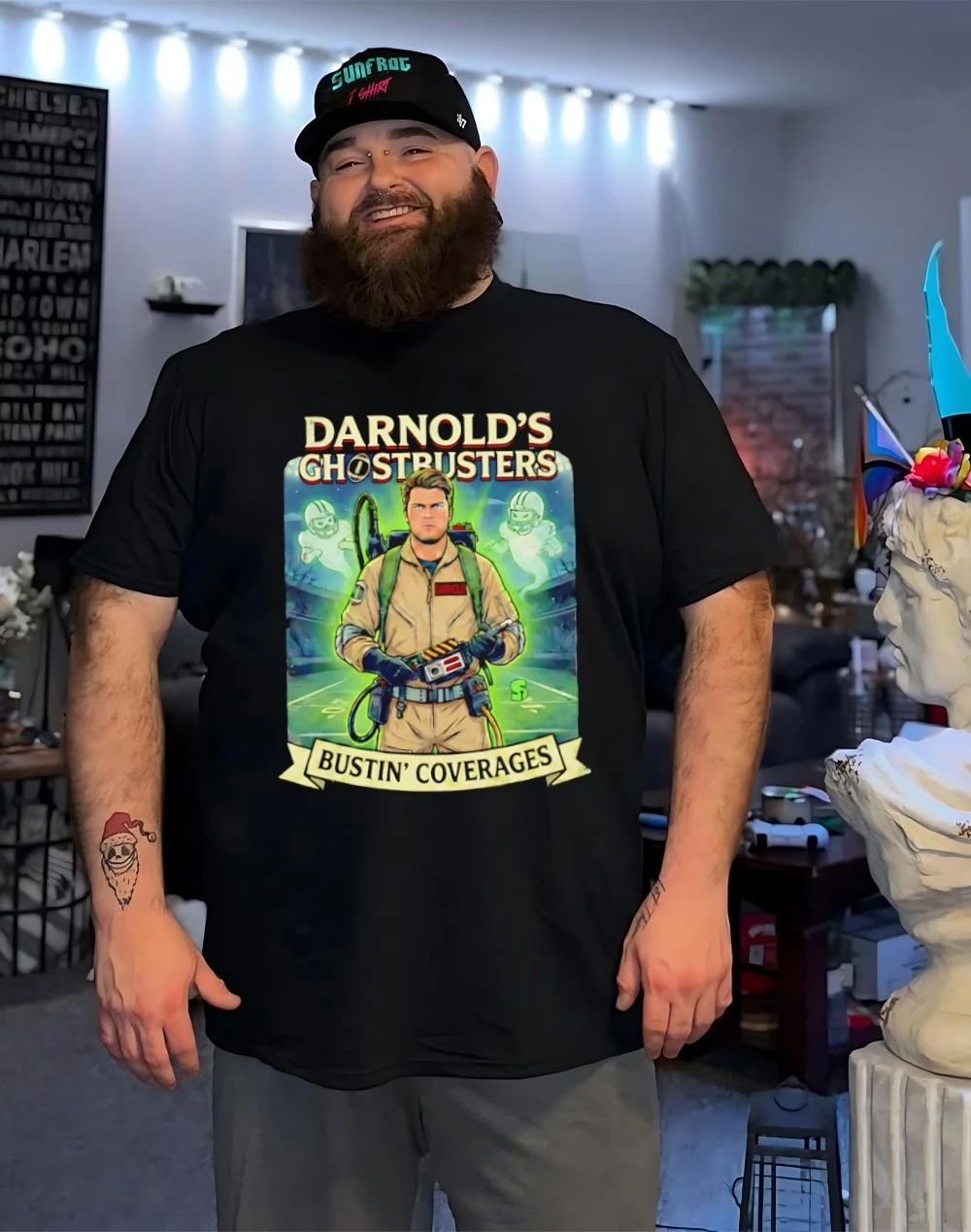 Sam Darnold Ghostbusters Seattle Football shirt