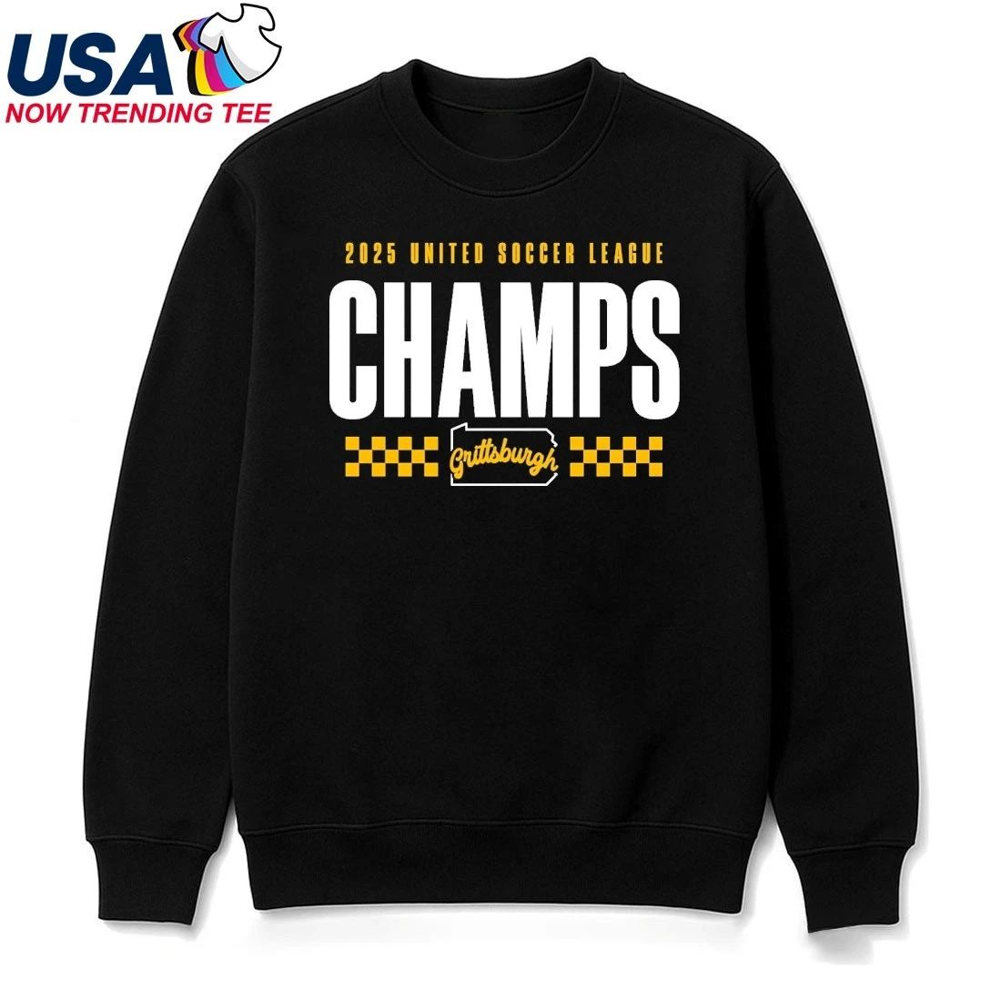 Pittsburgh Riverhounds 2025 United Soccer League Champs Shirt