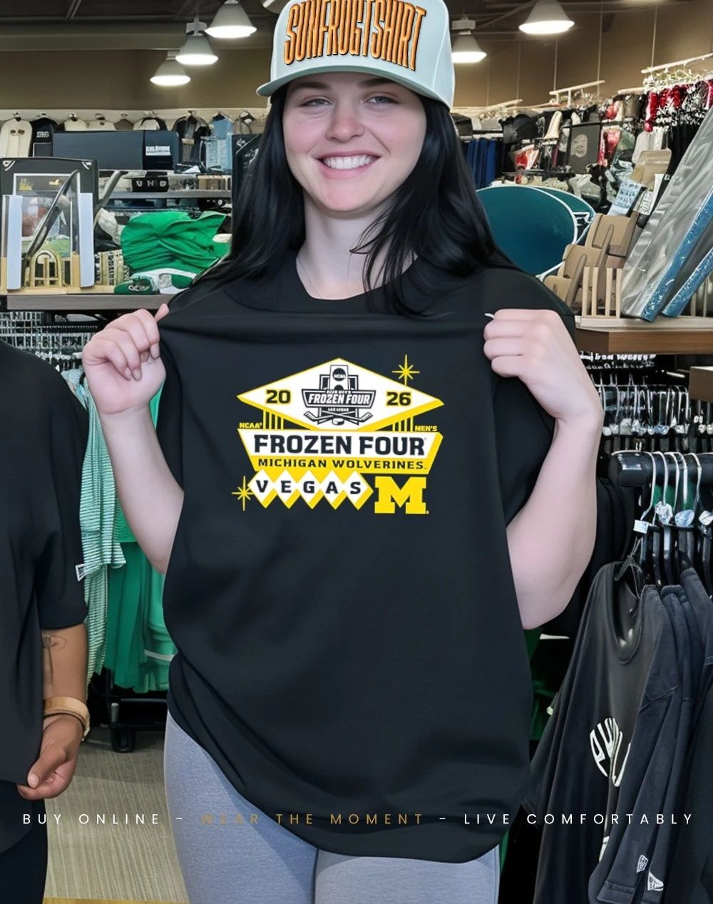 Michigan Wolverines 2026 Men’s Ice Hockey Frozen Four Bound shirt