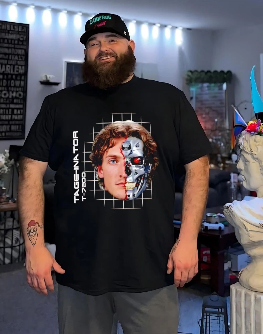 Tage-Inator T-7200 Tage Thompson The Terminator Shirt
