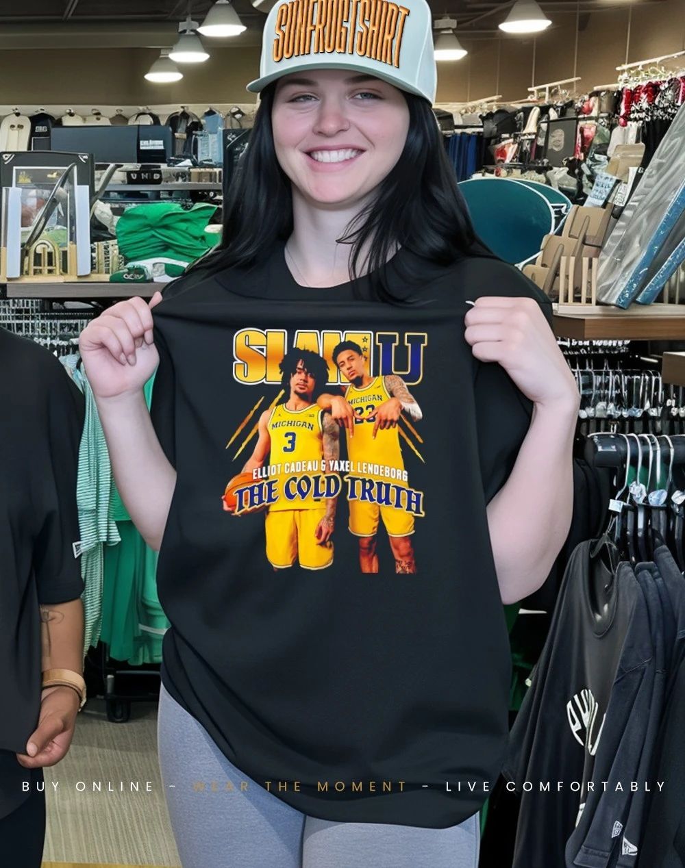 Yaxel Lendeborg and Yaxel Lendeborg Michigan Wolverines The Cold Truth shirt