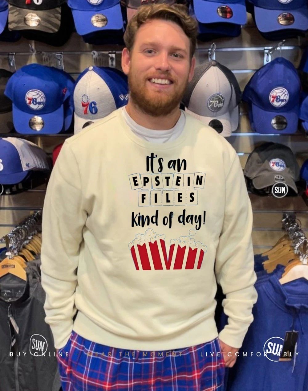 Movie popcorn it’s an Epstein files kind of day shirt