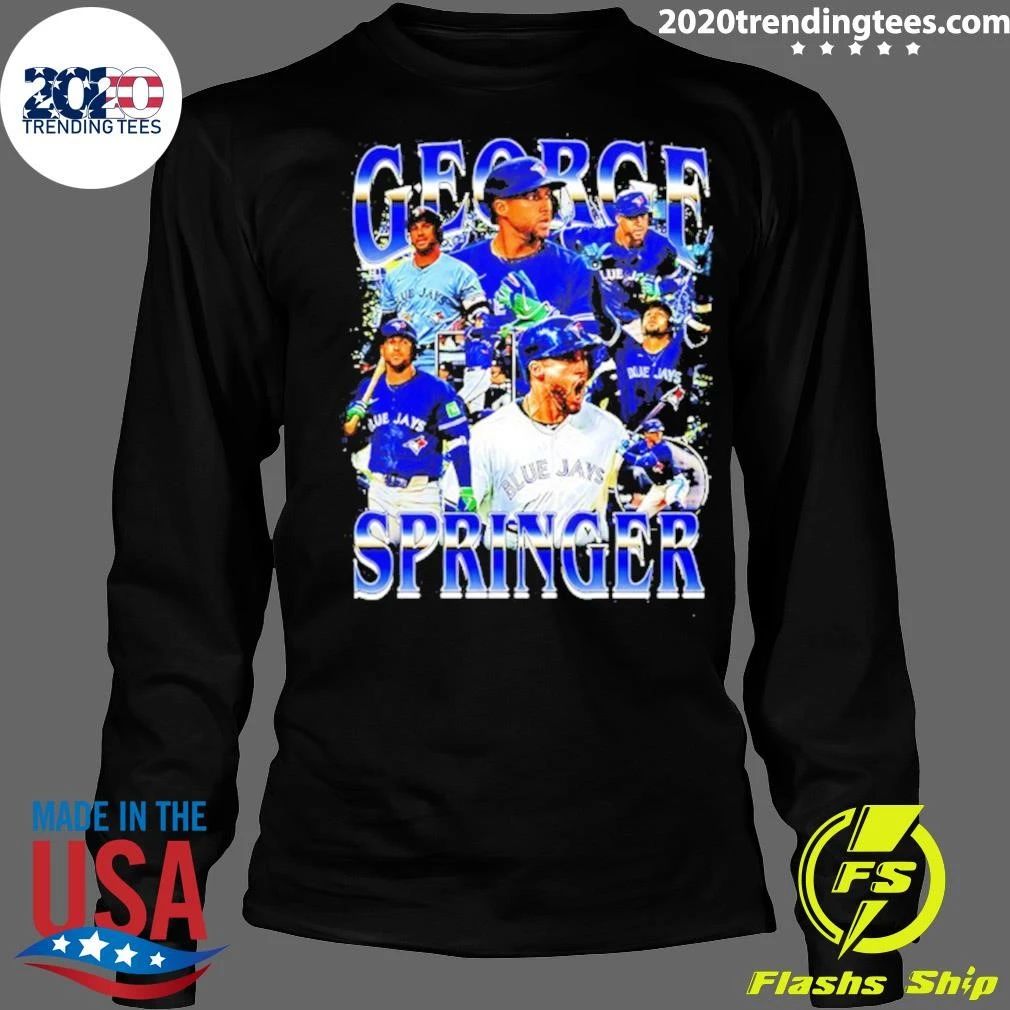 George Springer Toronto Blue Jays Baseball Player Name Shirt