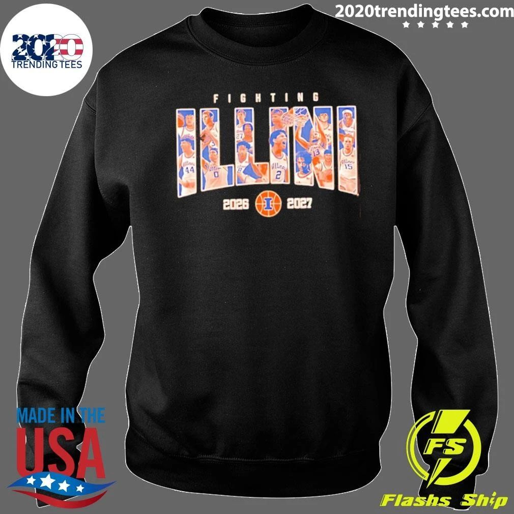 Illinois Fighting Illini Nil Men’s Basketball 2026-2027 Roster Shirt