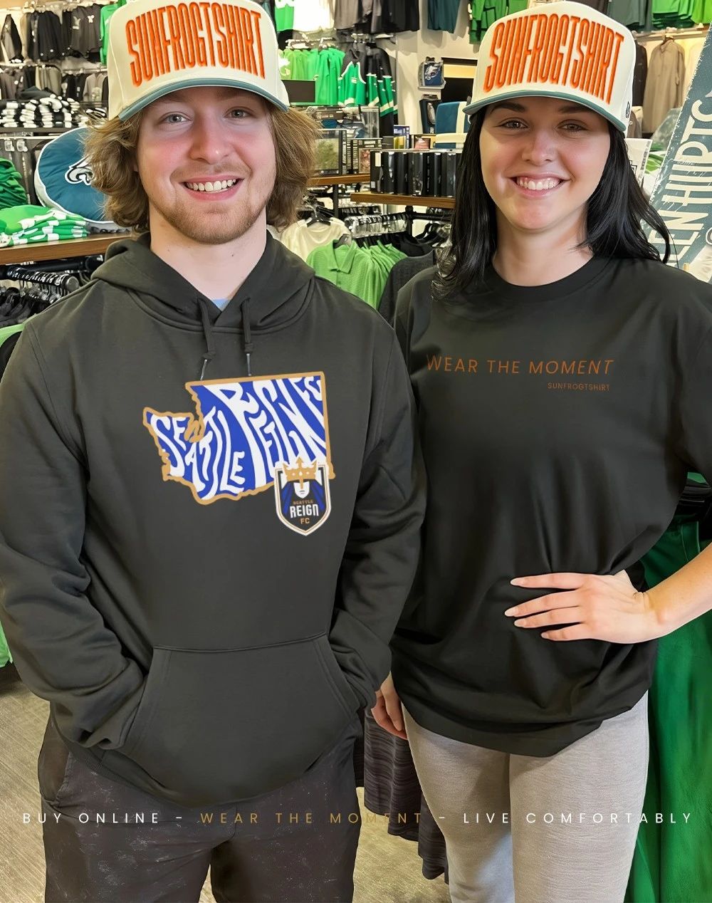 Seattle Reign FC Groovy State graphic shirt