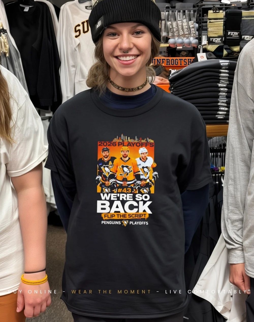 Pittsburgh Penguins Hockey 2026 Playoffs We’re So Back Flip The Script Penguins Playoffs shirt