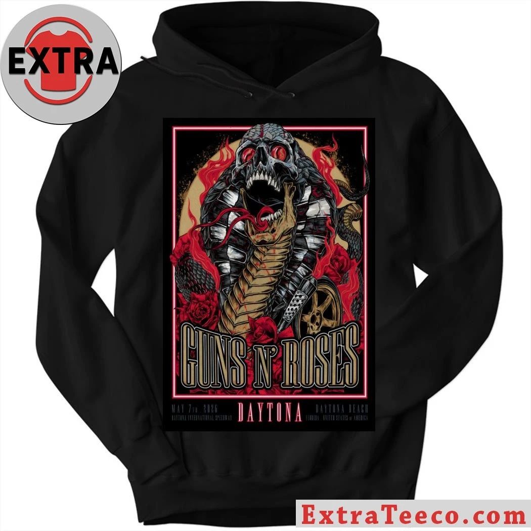 Guns N’ Roses 5 7 2026 Daytona Beach FL Poster Shirt