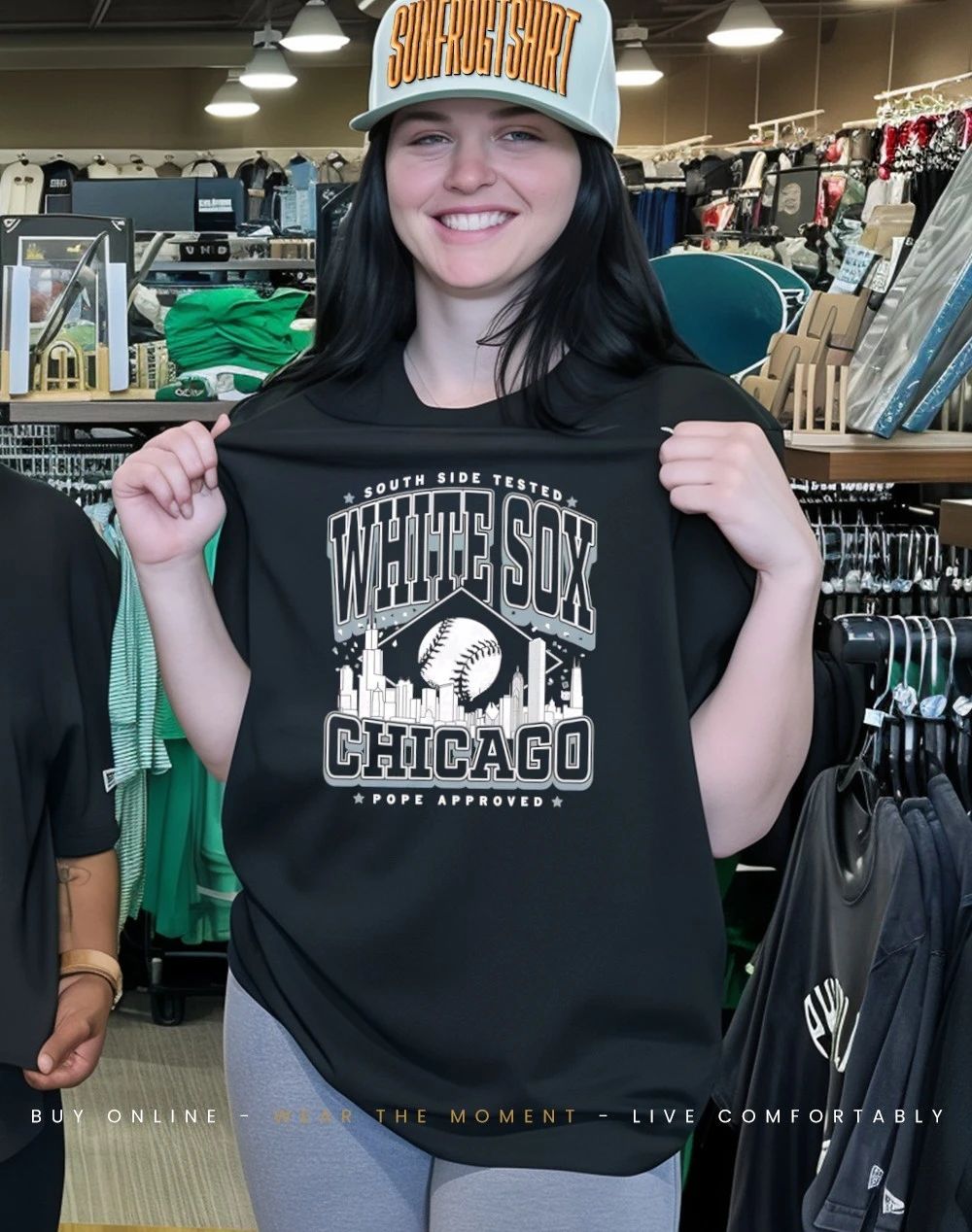 Chicago White Sox South Side tested Pope approved city skyline shirt