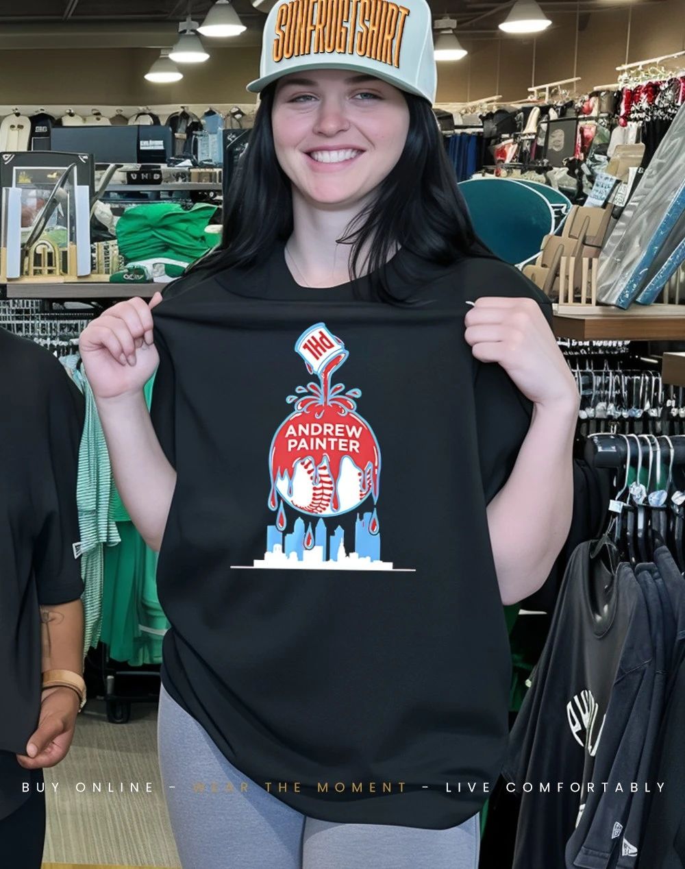 Andrew Painter Philadelphia Phillies Paint the Town shirt