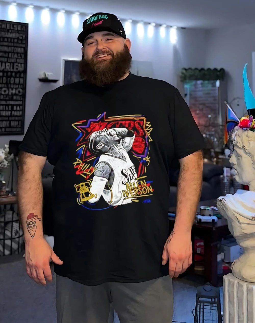 Porter Martone Allen Iverson graphic shirt