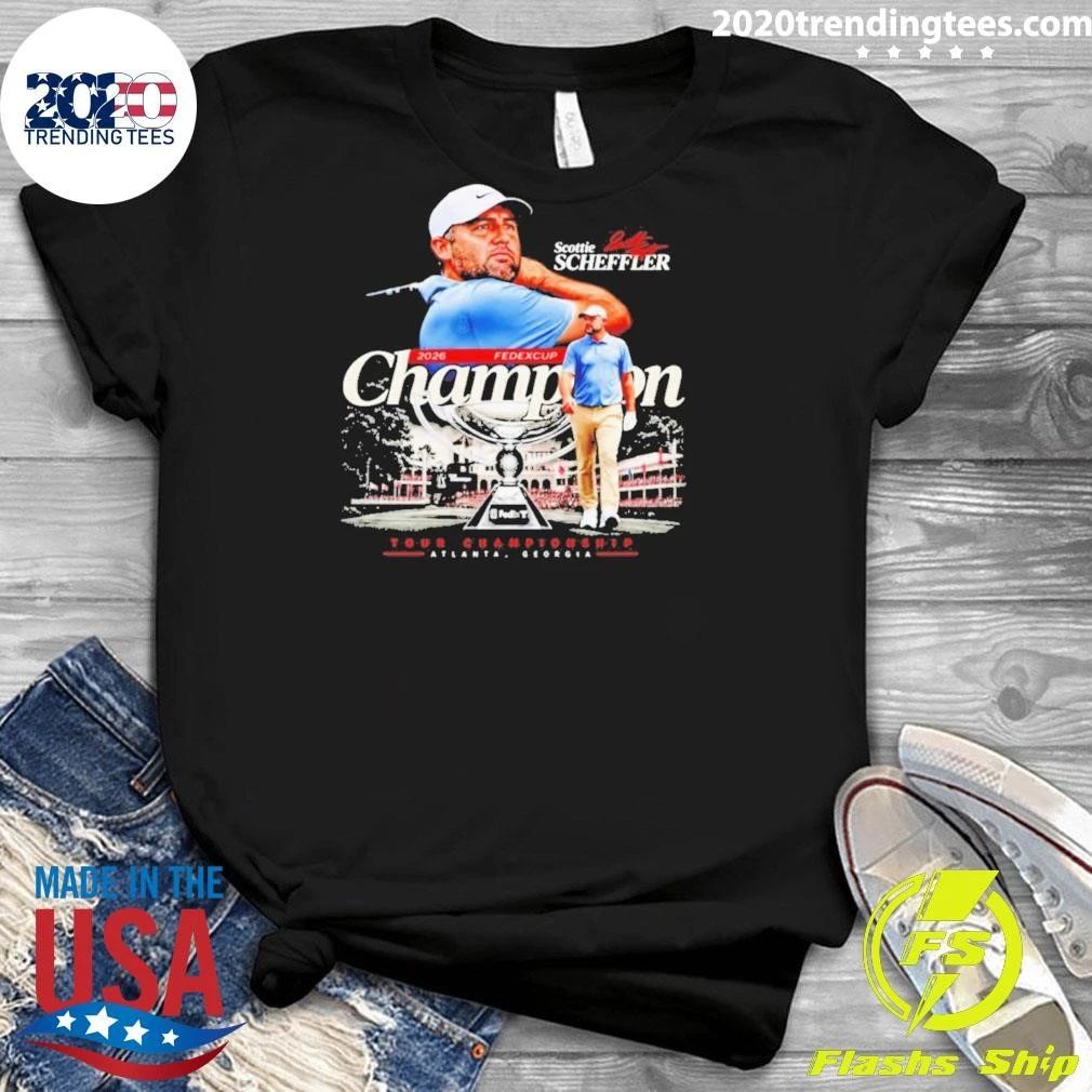 Scottie Scheffler The Champion 2026 Fedexcup Shirt