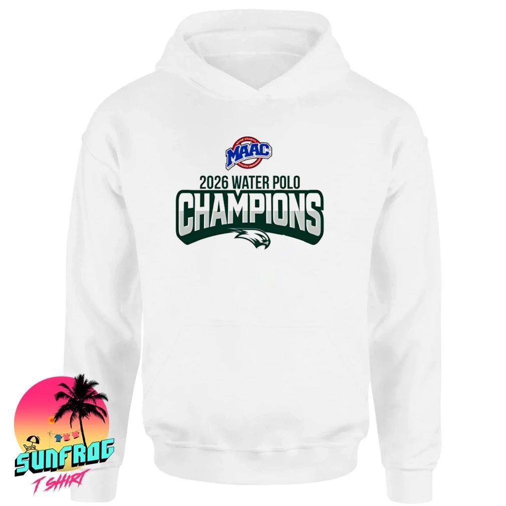 Wagner College 2026 MAAC Water Polo Champions logo shirt