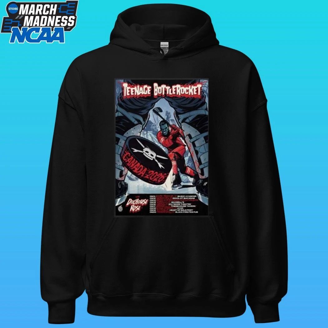 Teenage Bottlerocket With Doghouse Rose Canada 2026 Tour Shirt