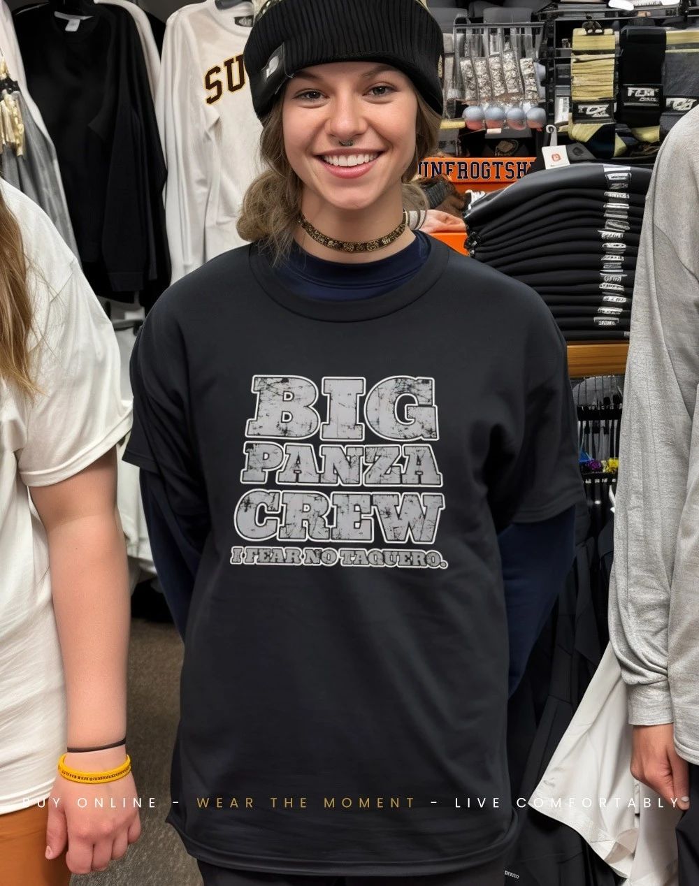 Big Panza Crew Fear No Taquero shirt