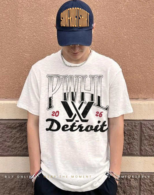 PWHL Detroit hockey 2026 shirt