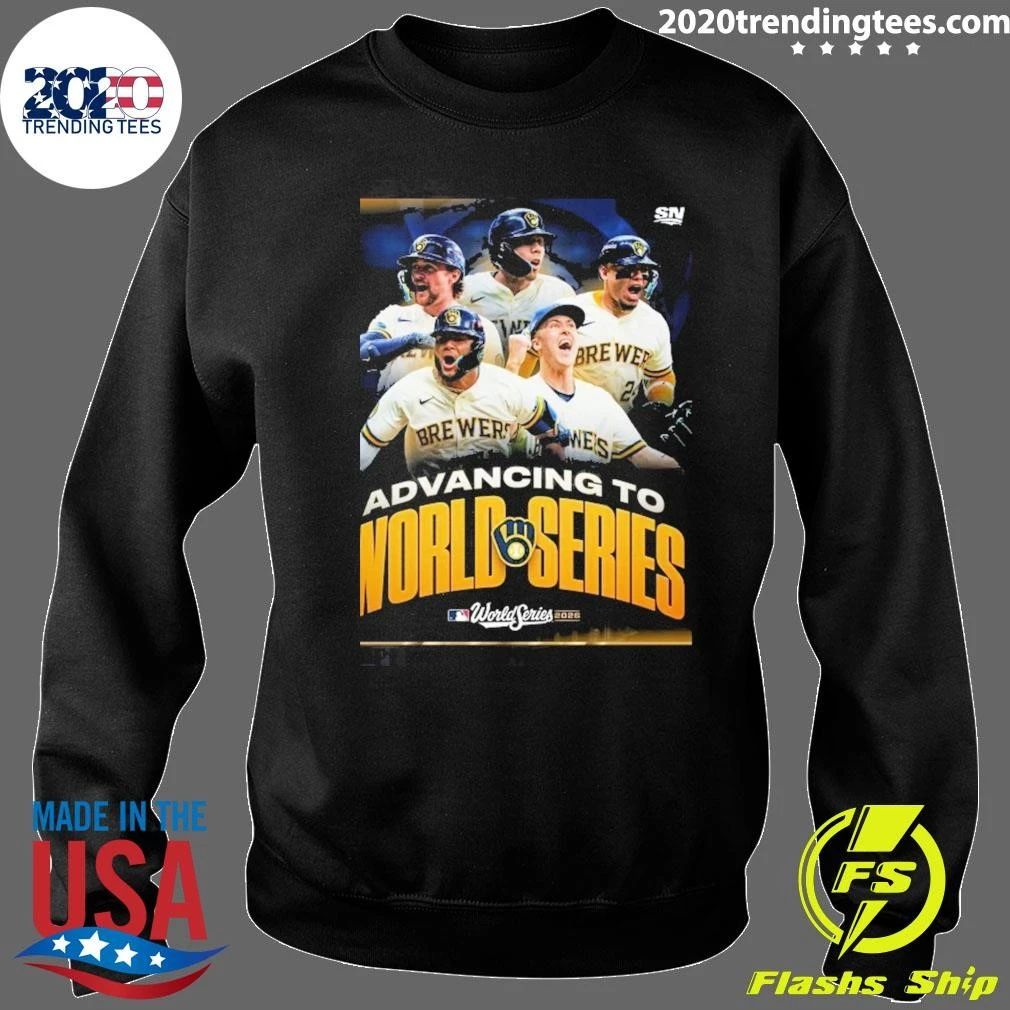 Sportsnet Milwaukee Brewers Advancing To World Series 2026 Baseball Championship Fan Celebration Shirt