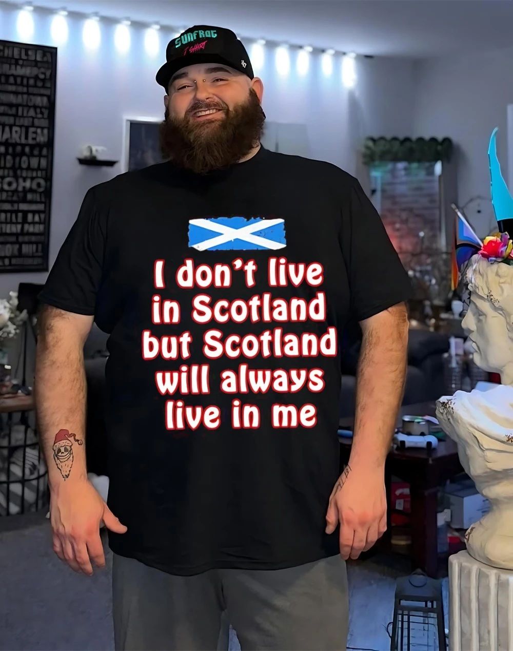 I don’t live in Scotland but Scotland will always live in me shirt