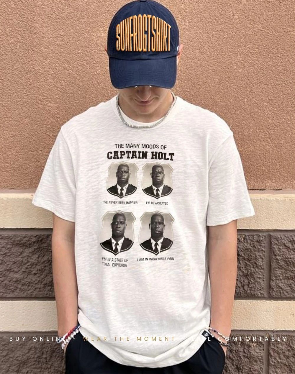 The many moods of Captain Holt shirt