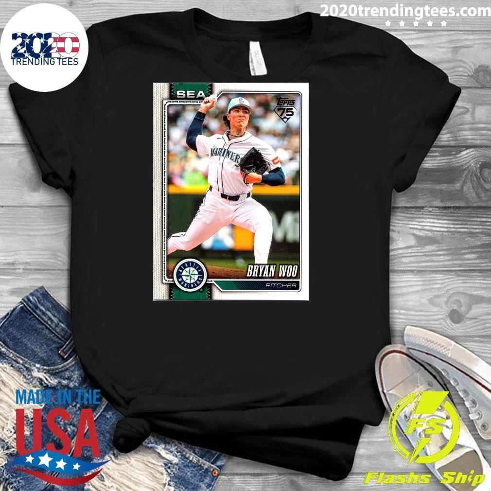 2026 Topps Black Sandglitter #62 Bryan Woo Shirt