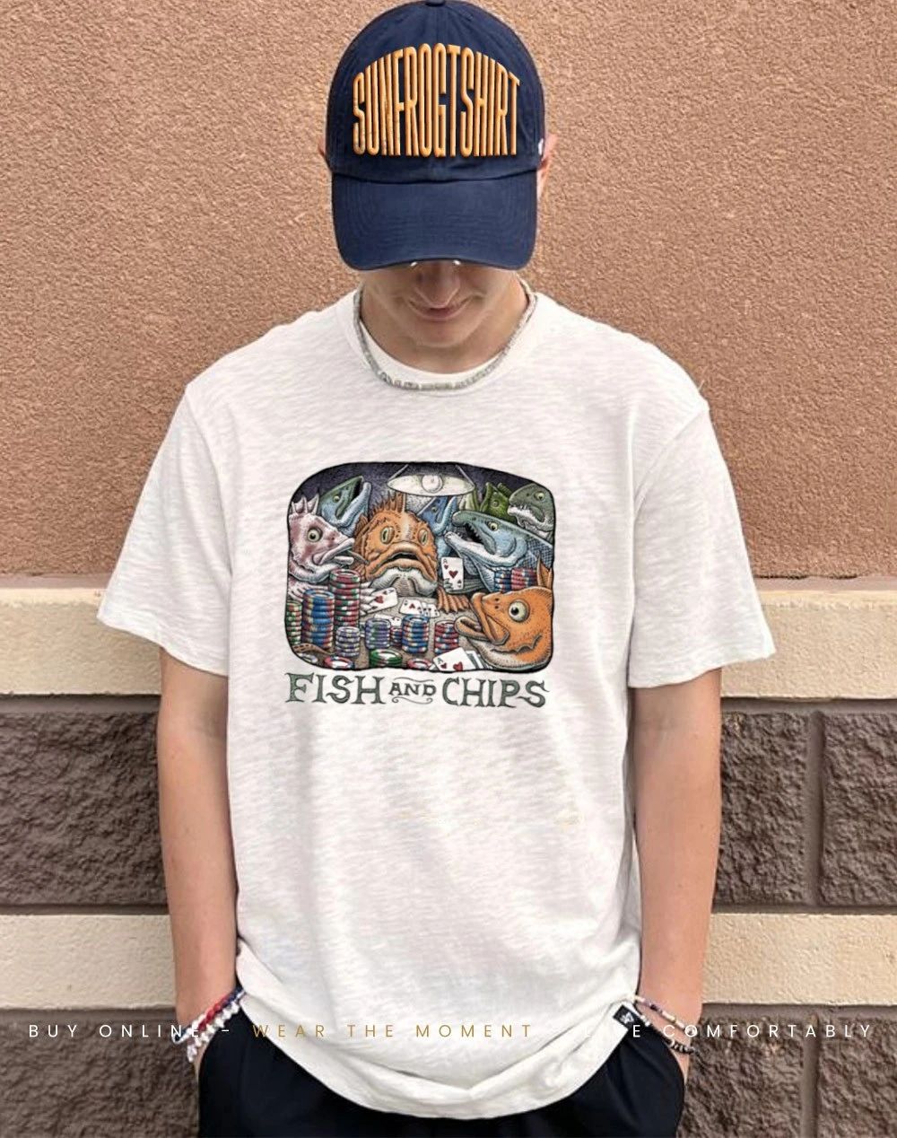 Fish and Chips Poker shirt