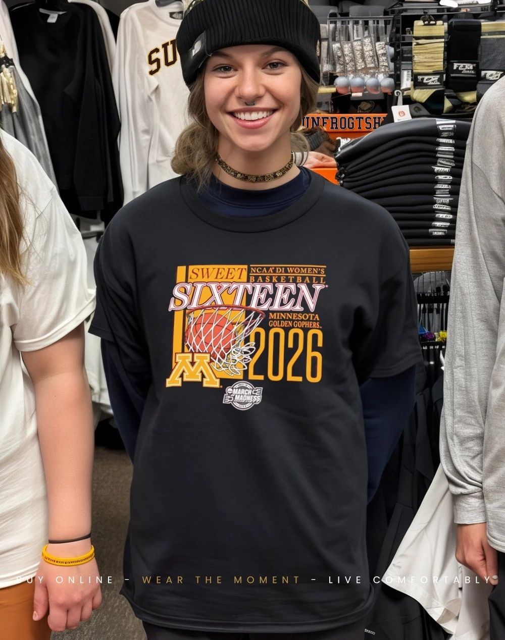 Minnesota Golden Gophers NCAA DI Women’s Basketball Sixteen 2026 shirt